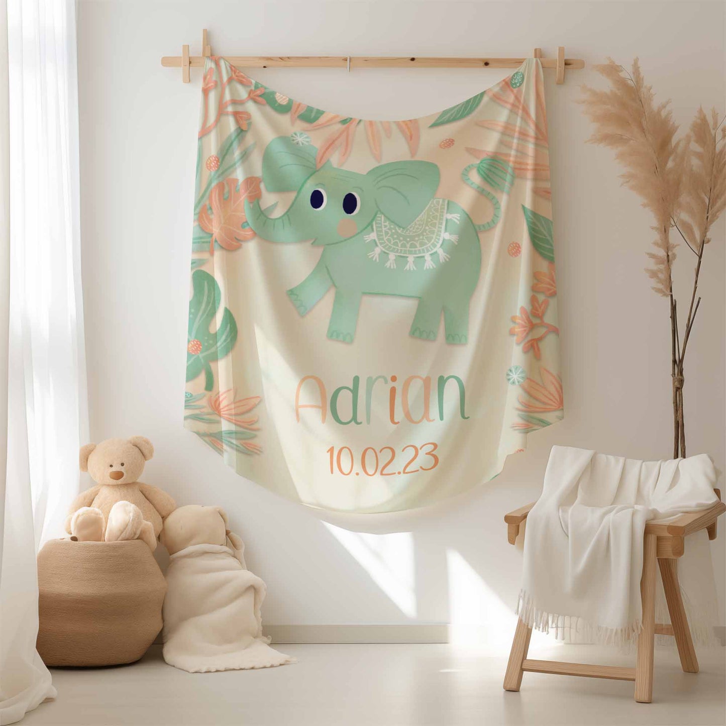 Baby Elephant Blanket