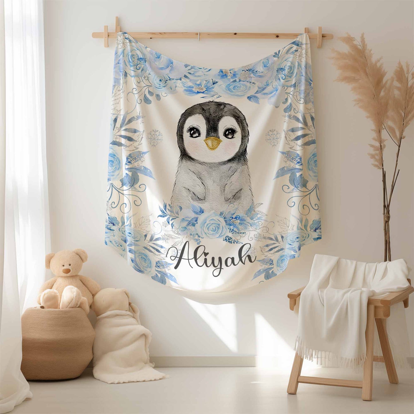 Penguin Baby Blanket