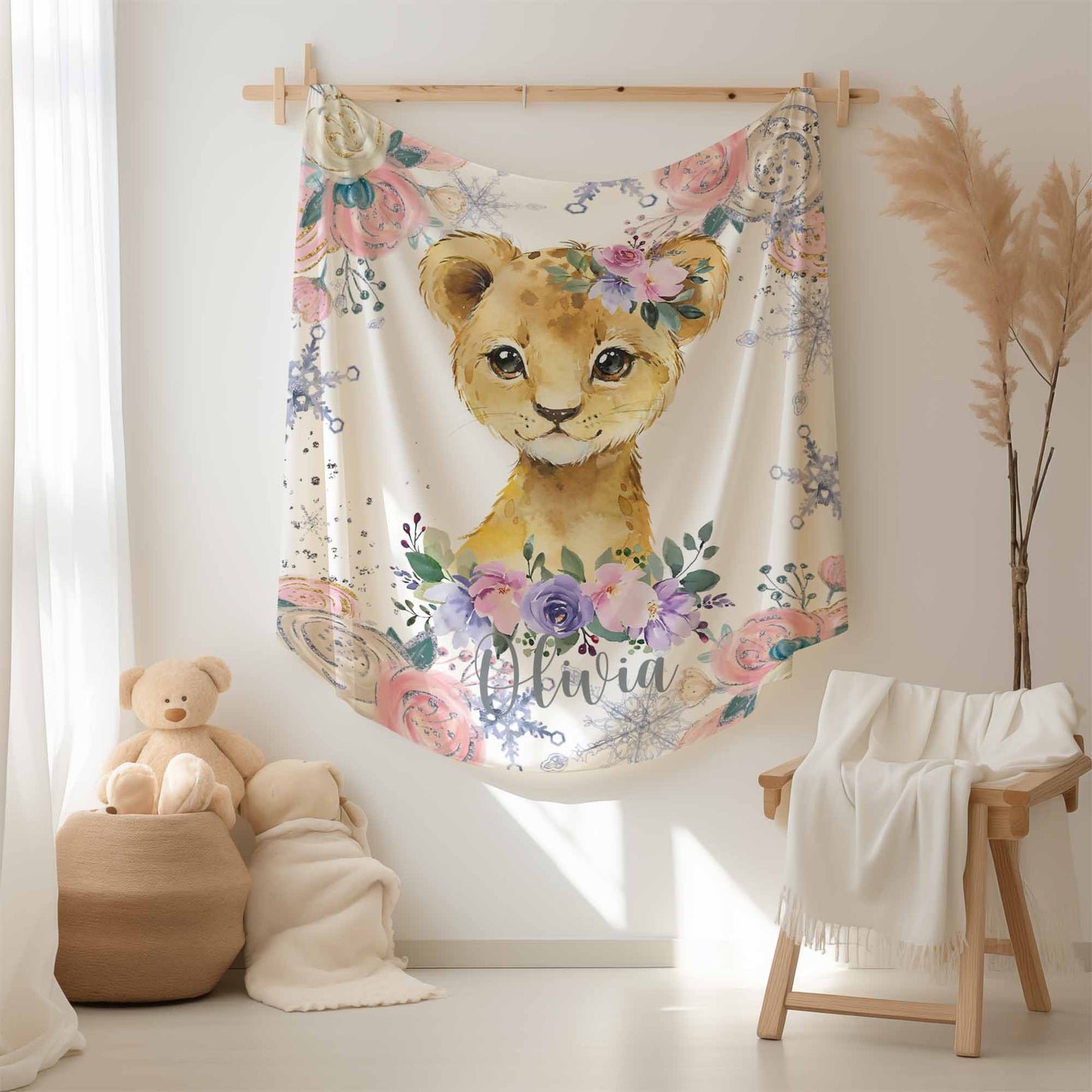 Lion Baby Blanket