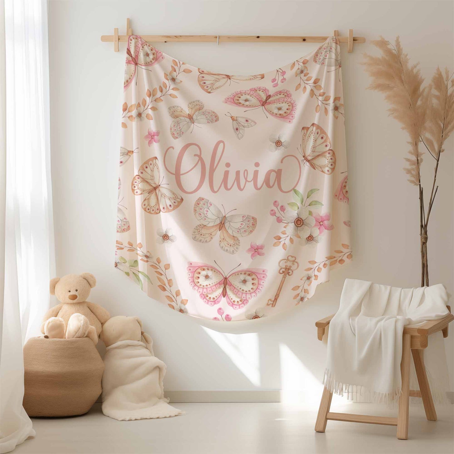 Butterfly Nursery Blanket