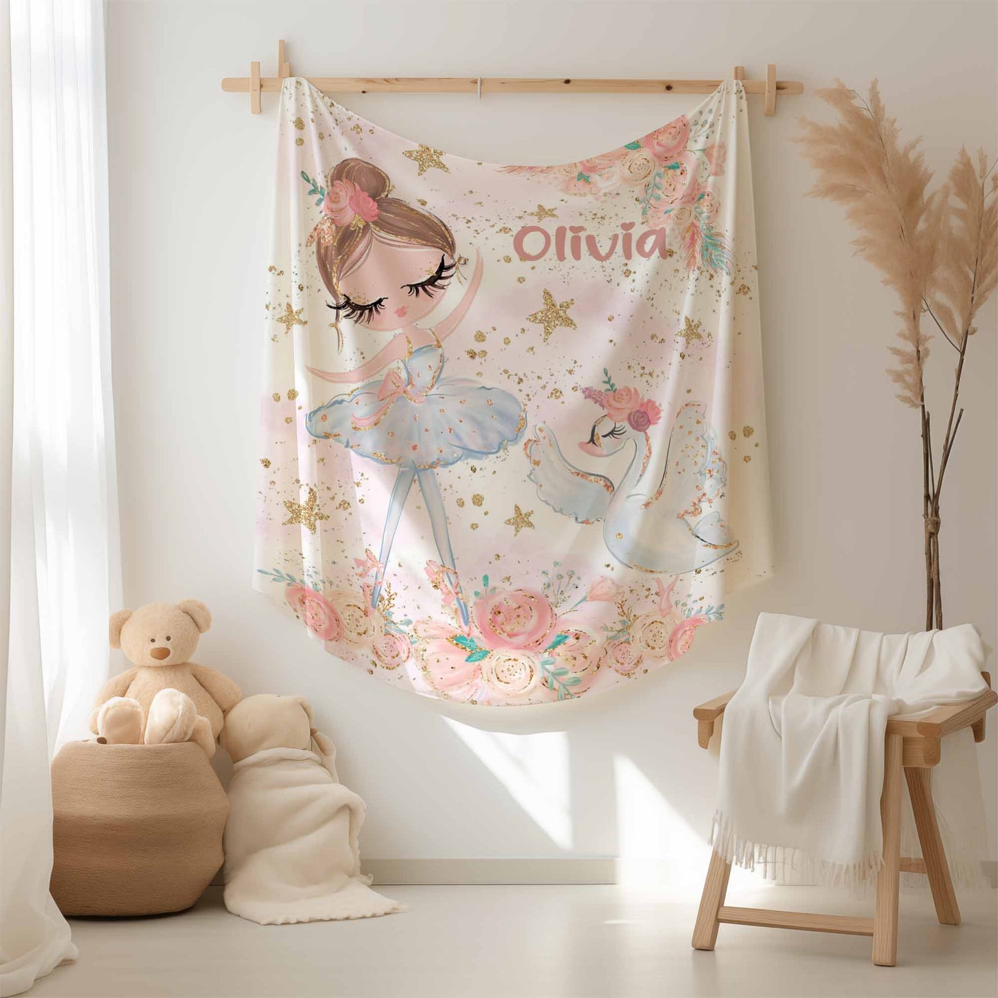 Ballerina Baby Blanket