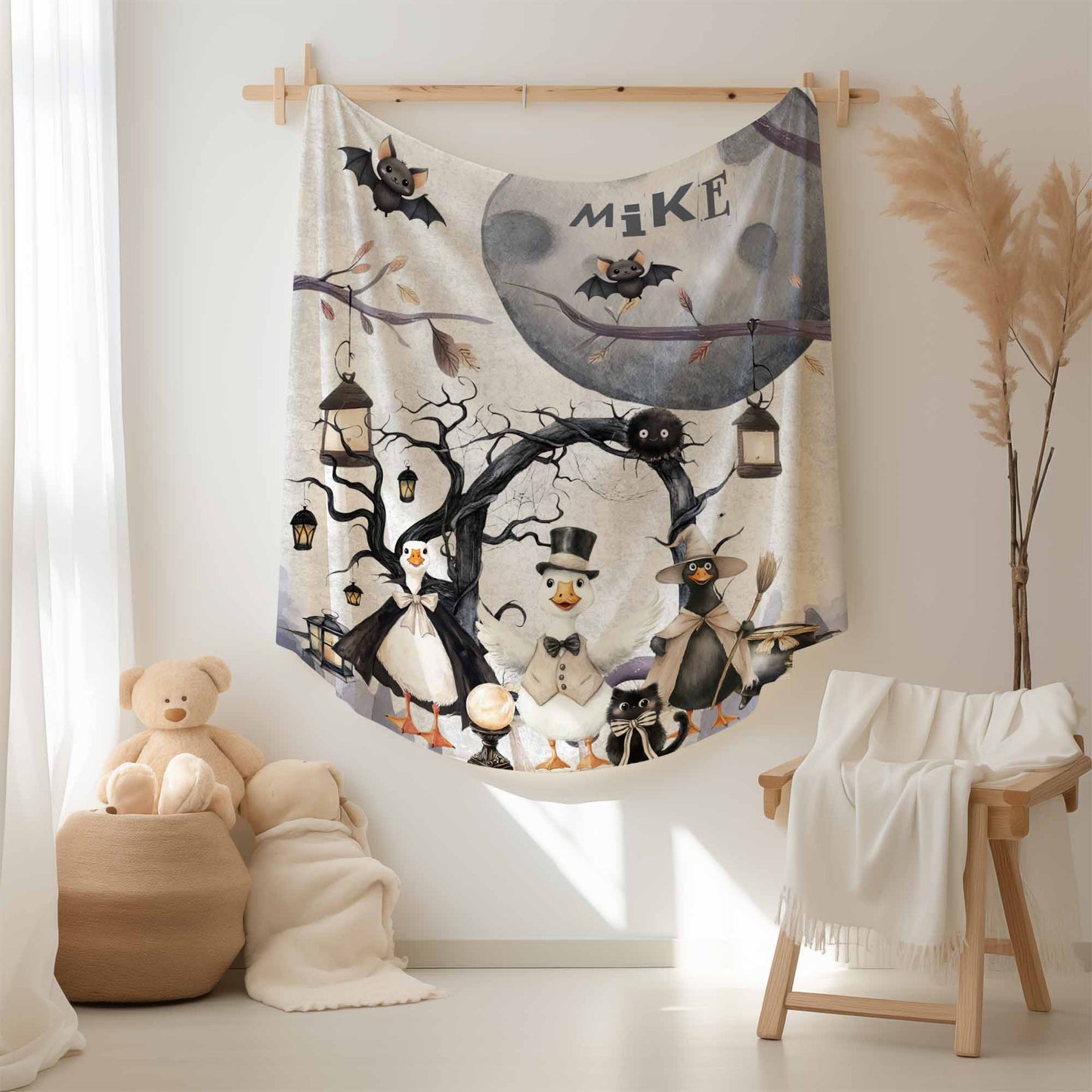 Halloween Goose Blanket