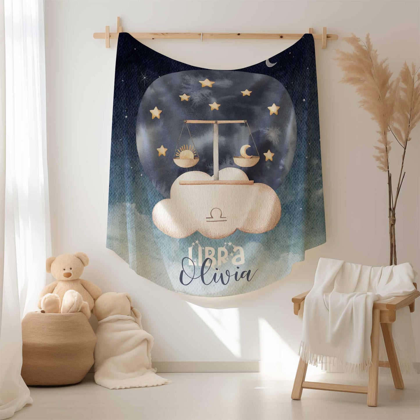 Libra Zodiac Blanket
