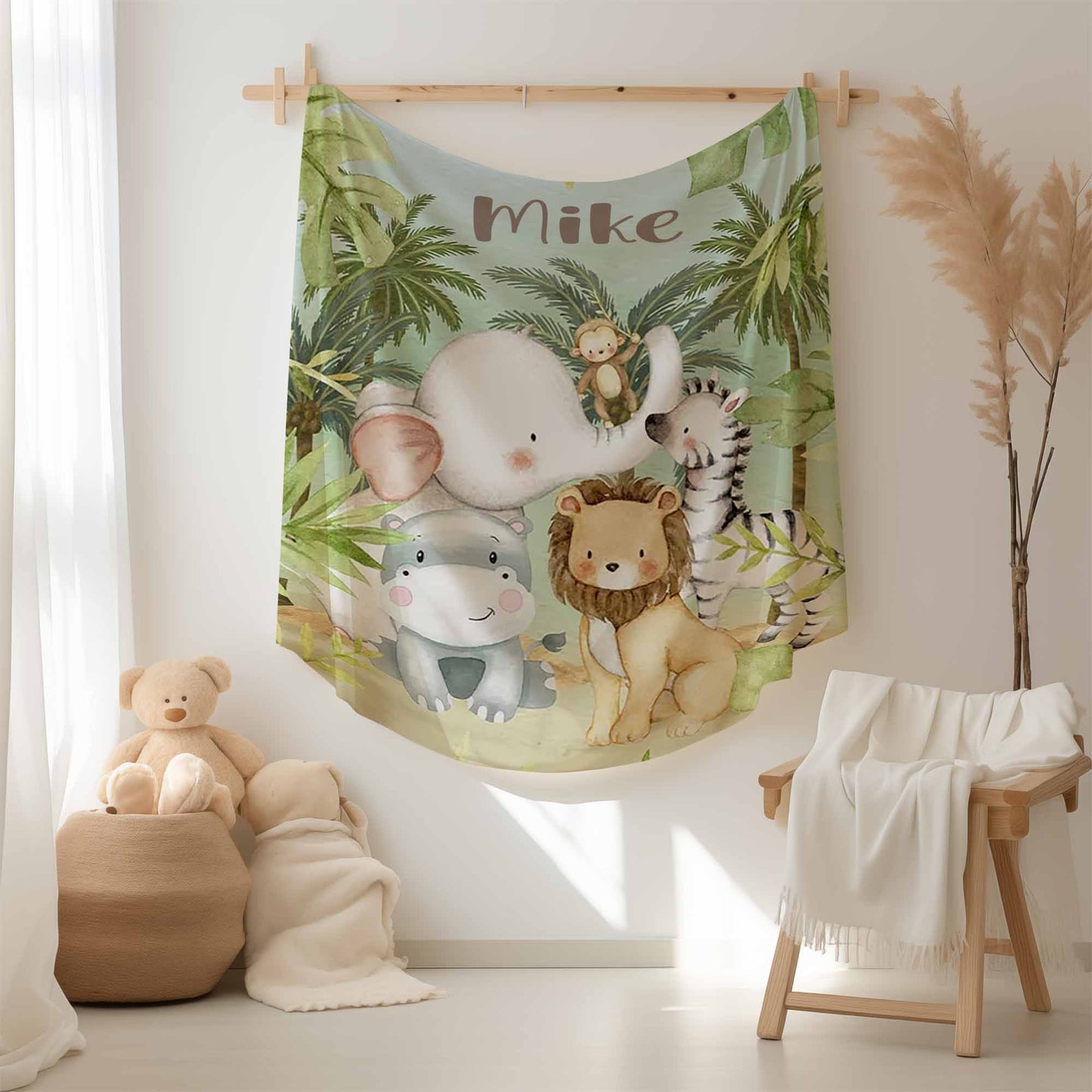 Safari Animals Blanket