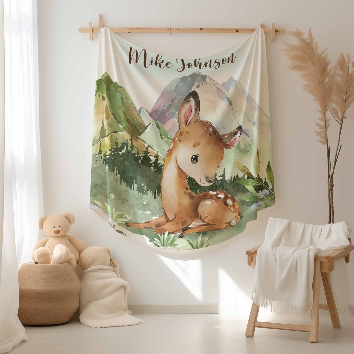 Mountain Deer Blanket
