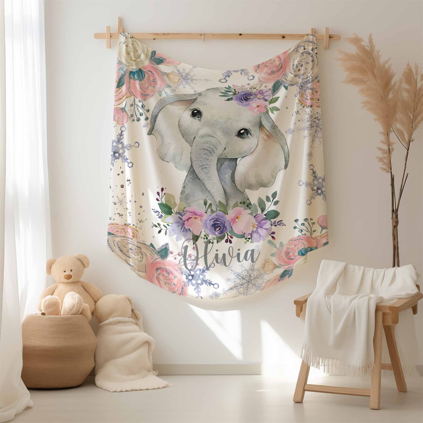 Elephant Baby Blanket