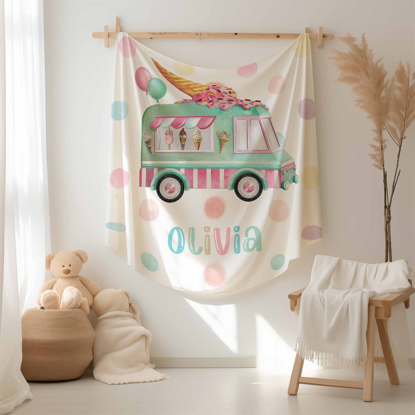 Ice Cream Van Blanket