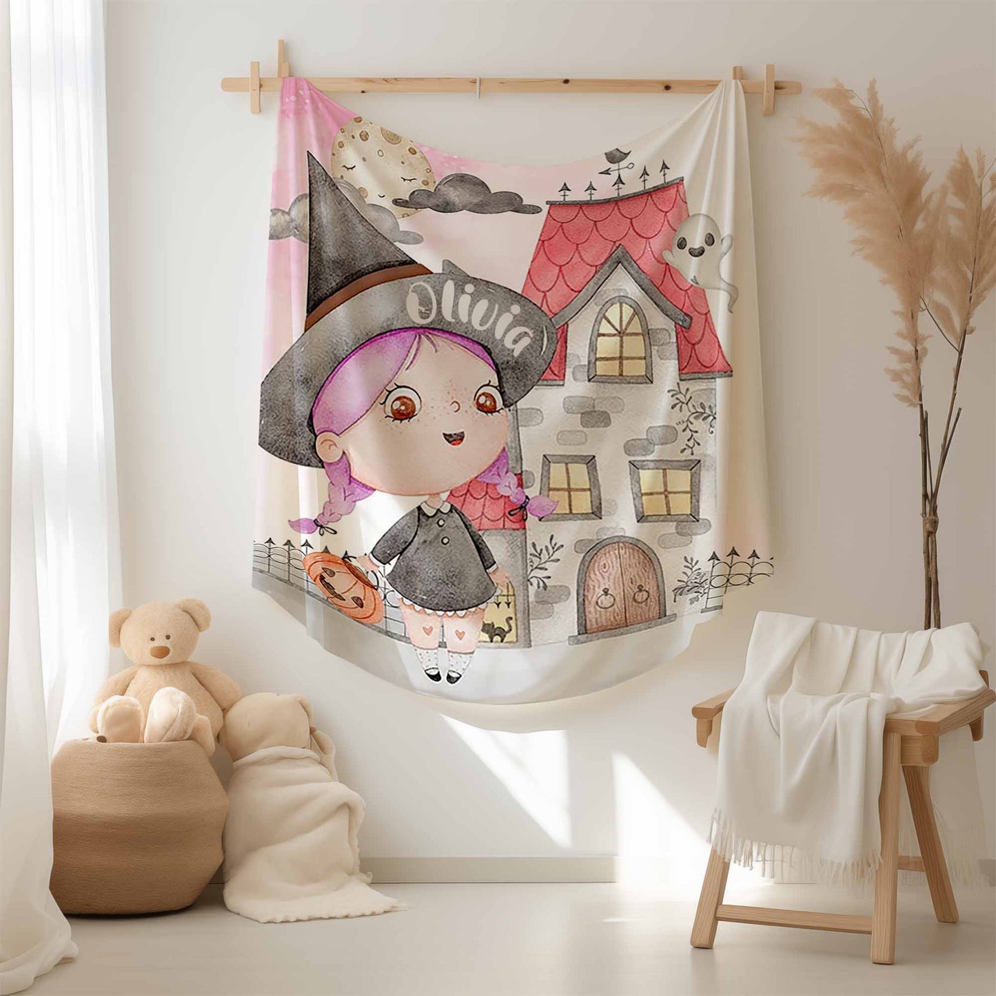 Halloween Witch Blanket
