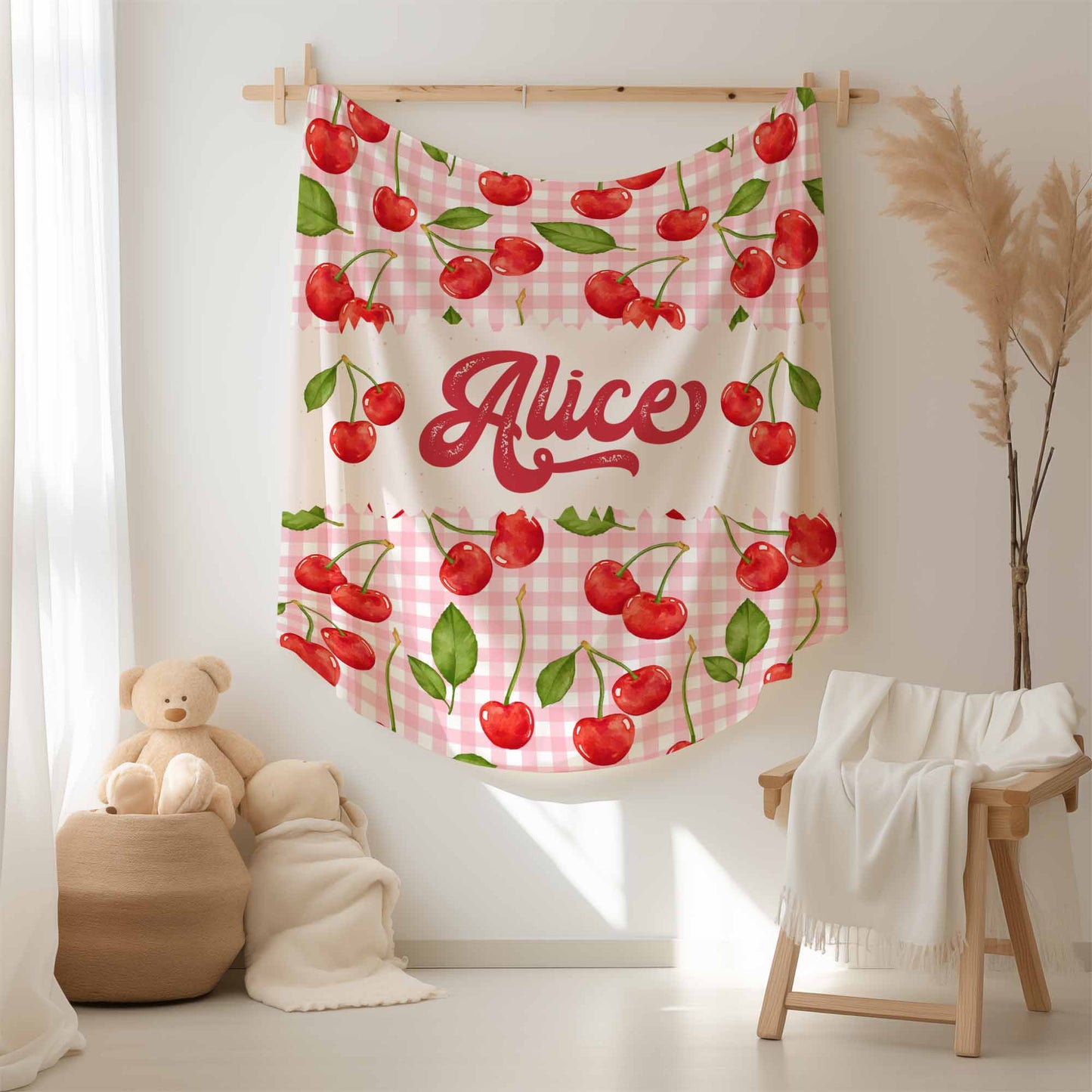 Coquette Cherry Blanket