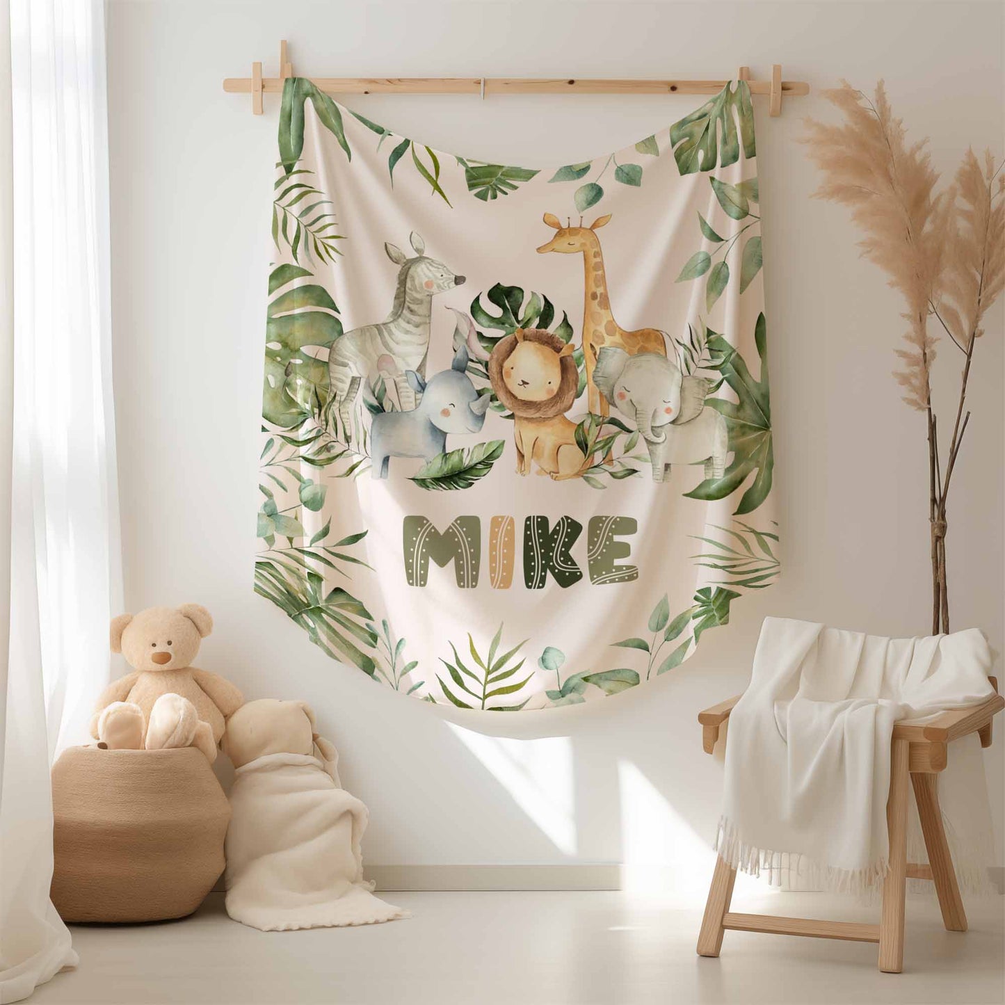 Safari Animals Blanket