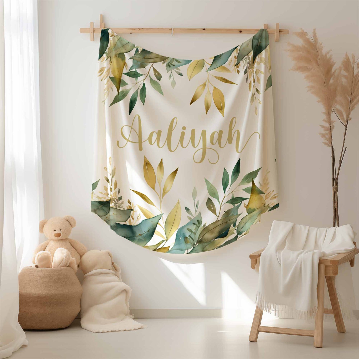 Green Leaves Blanket