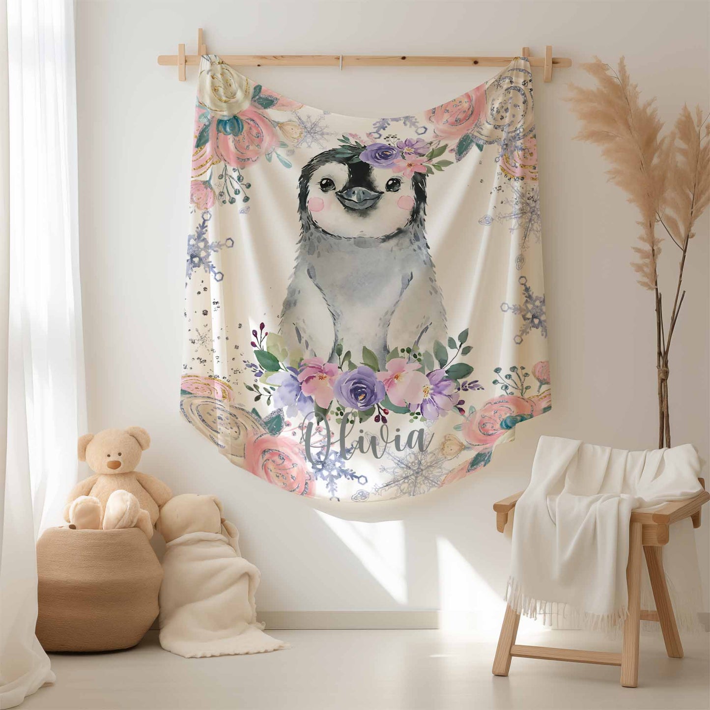 Penguin Baby Blanket