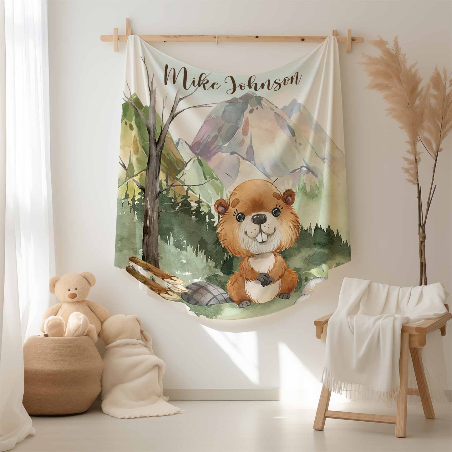 Mountain Beaver Blanket