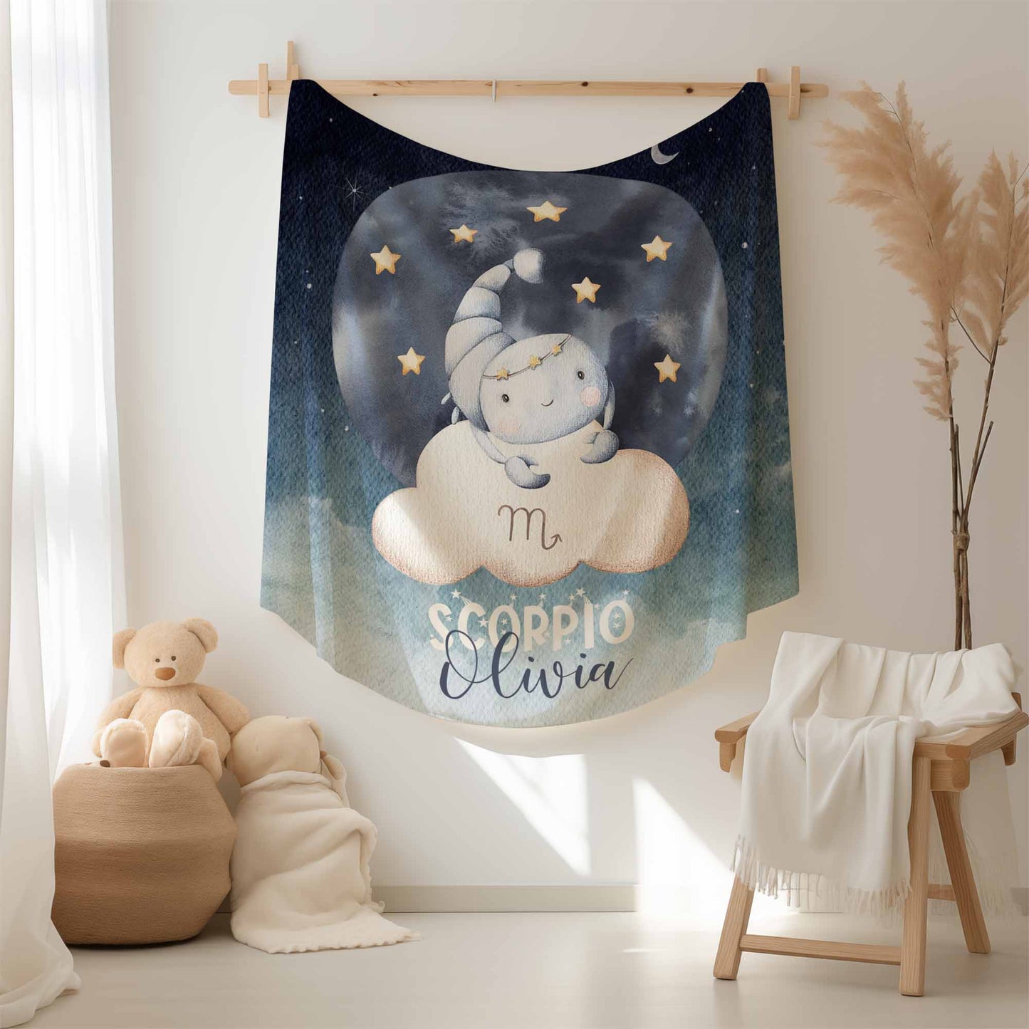 Scorpio Zodiac Blanket