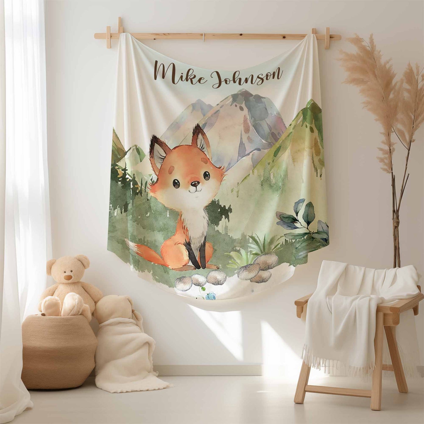 Mountain Fox Blanket