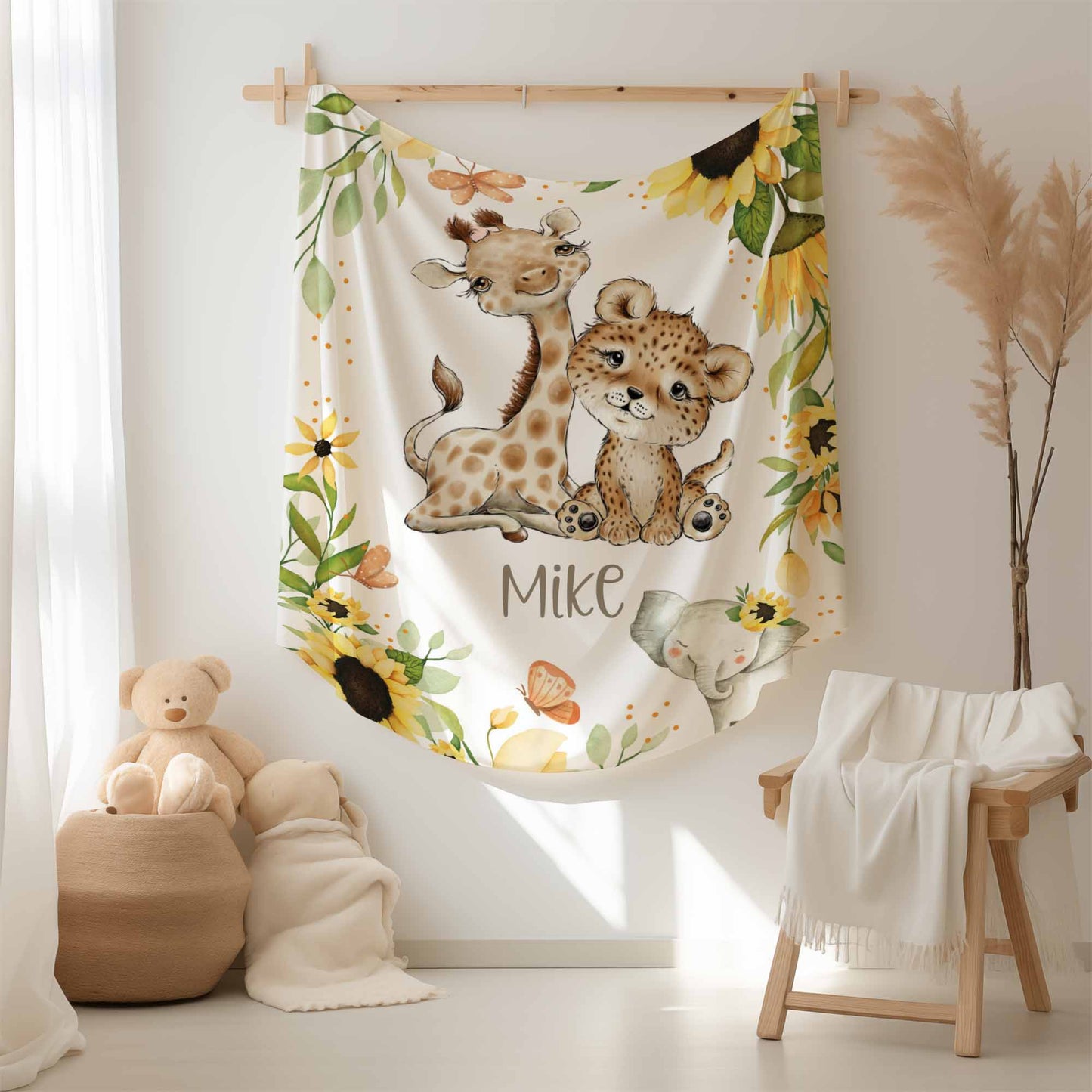 Safari Animals Blanket