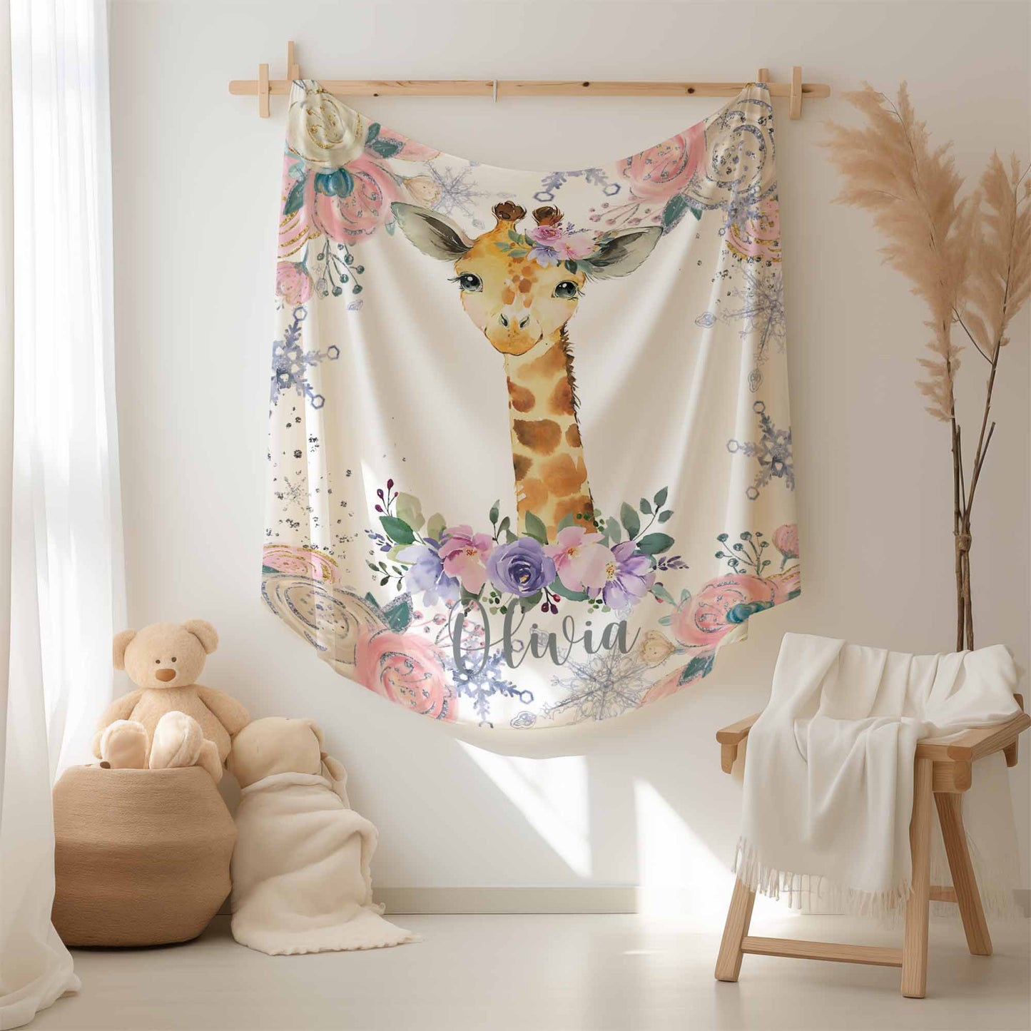 Giraffe Baby Blanket