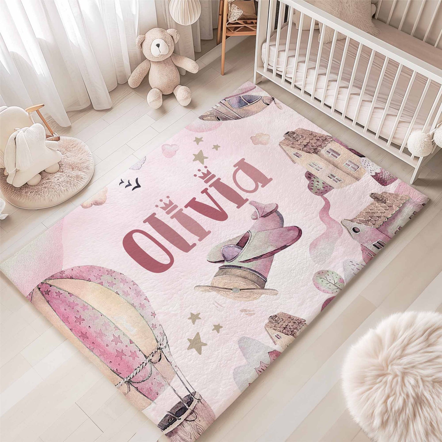 Airplane Nursery Rug