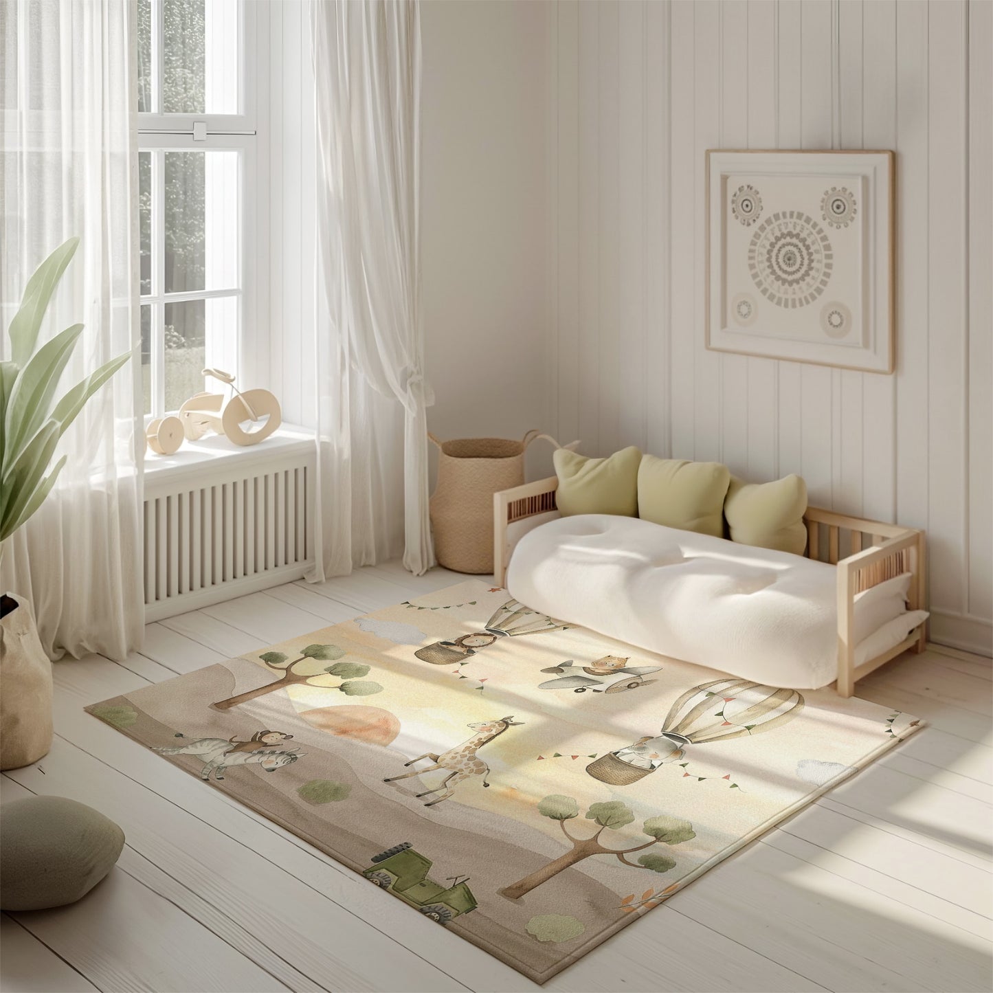 Safari Animals And Friends Rug