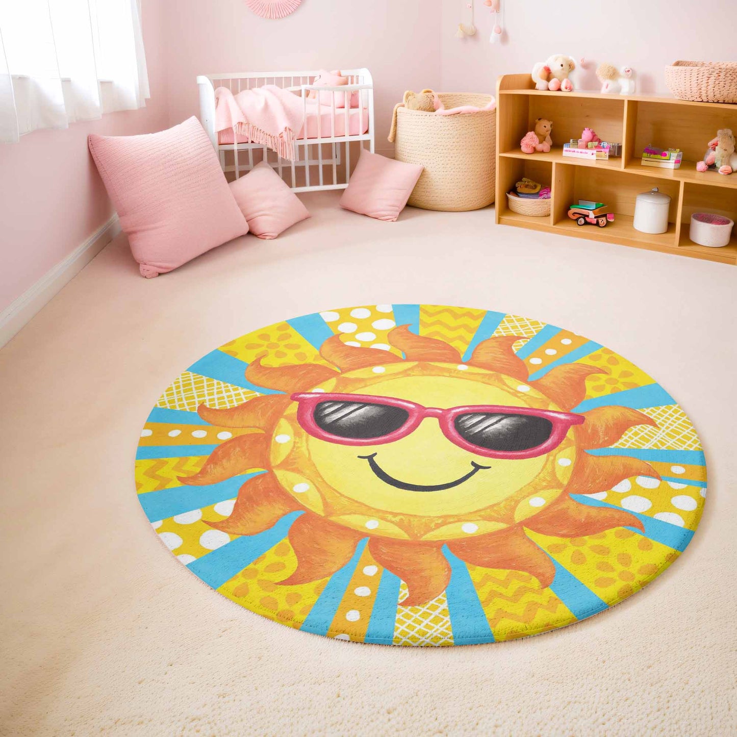 Summer Sun Round Rug
