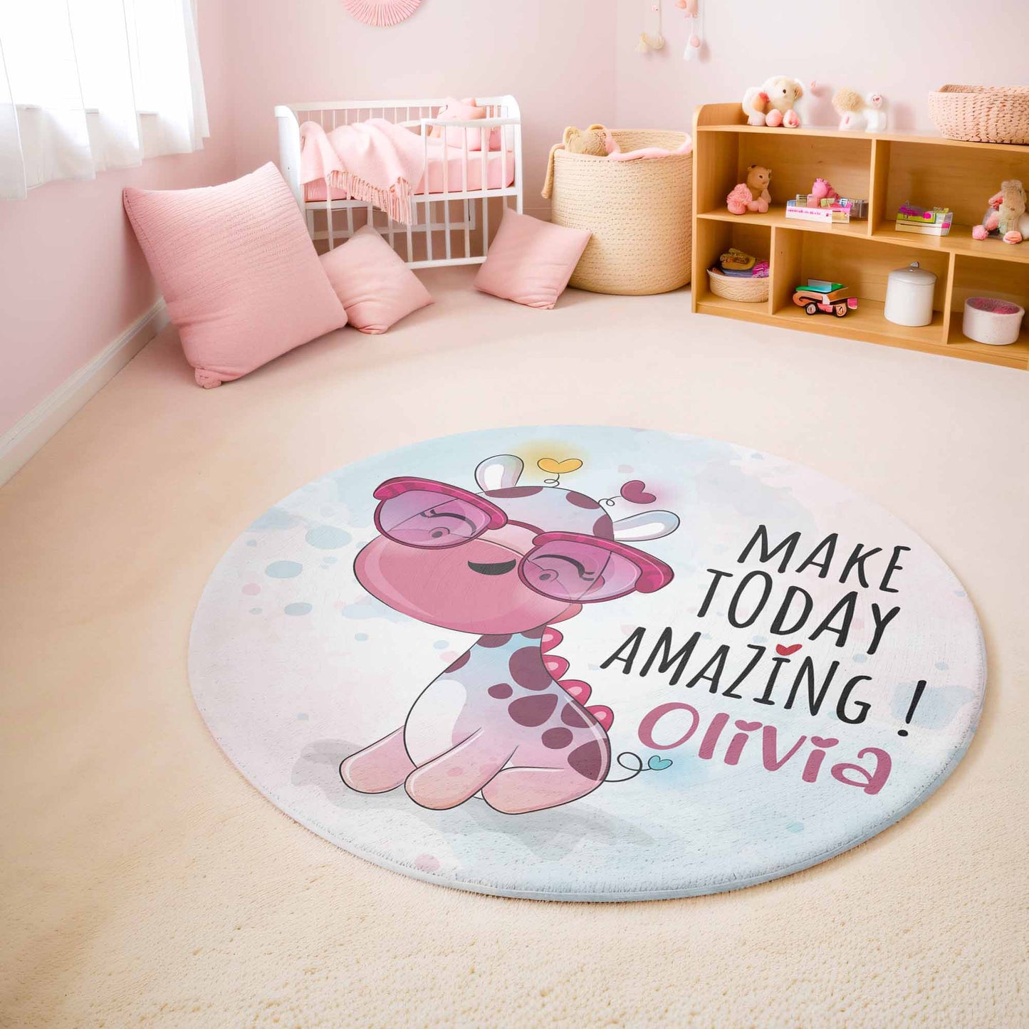 Baby Dino Round Rug