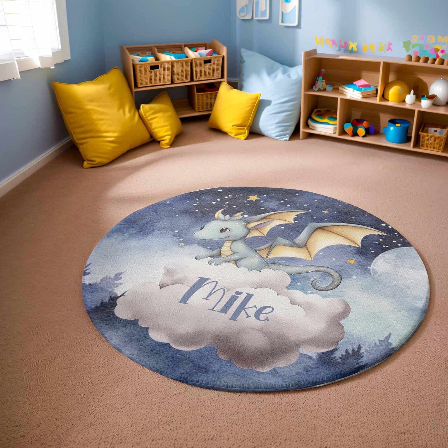 Little Dragon Round Rug
