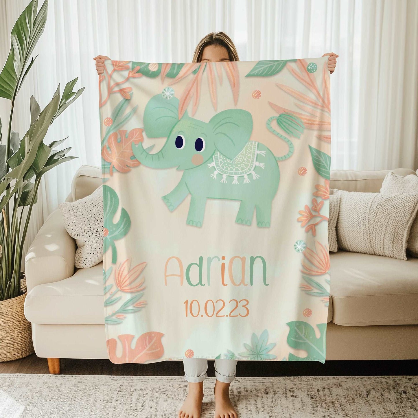 Baby Elephant Blanket