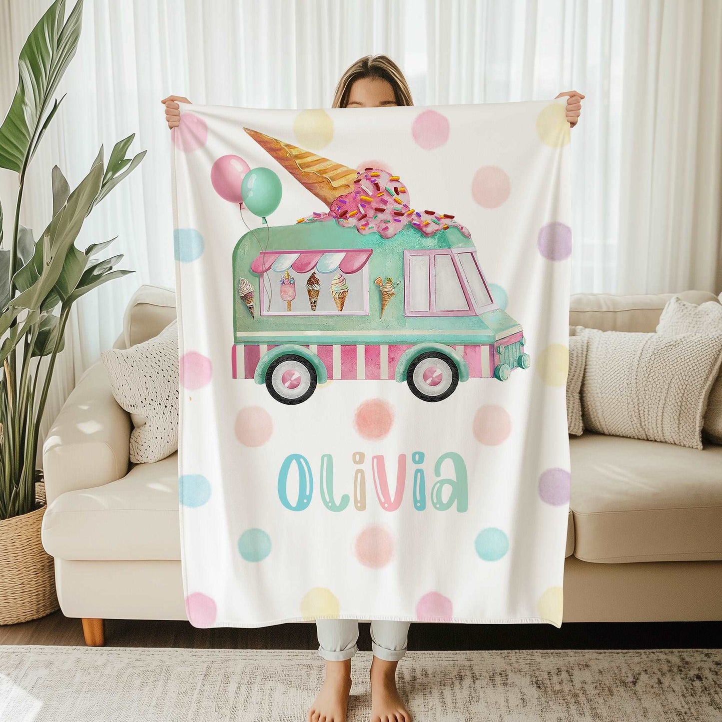 Ice Cream Van Blanket