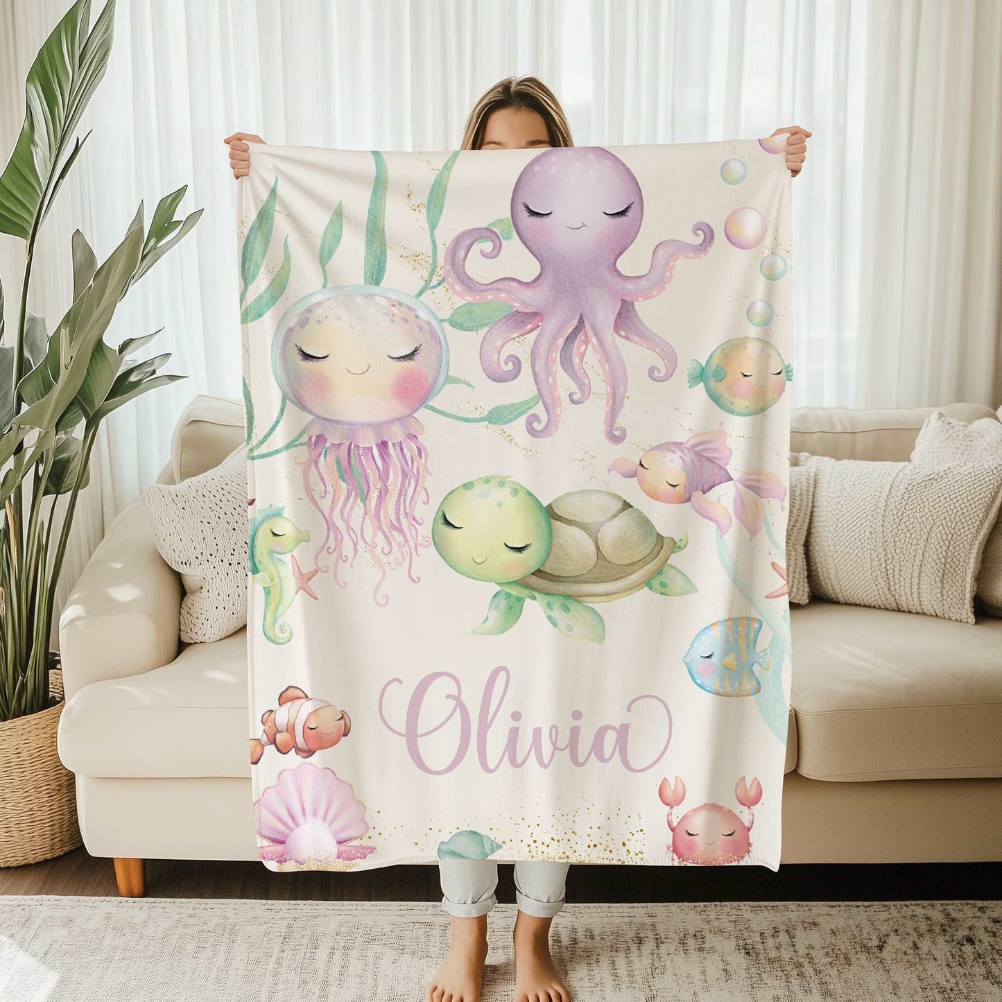 Ocean Animals Blanket