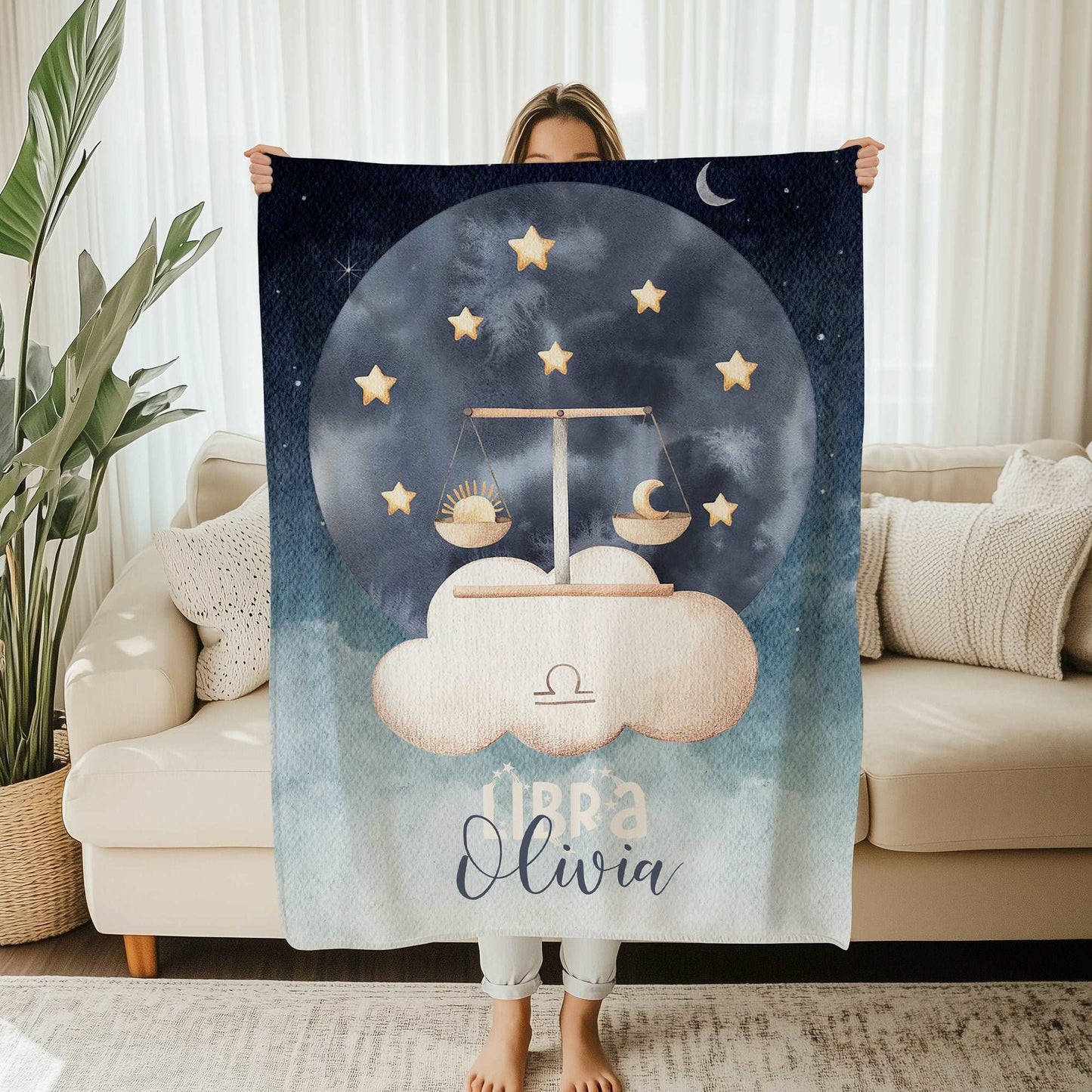 Libra Zodiac Blanket