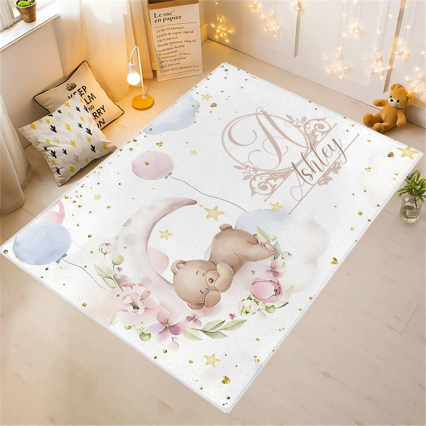 Sleeping Bear Nursery Rug