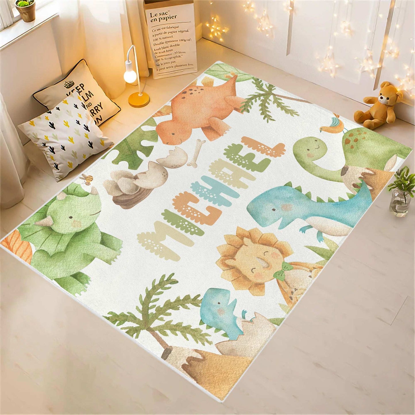 Little Dinosaur Nursery Rug