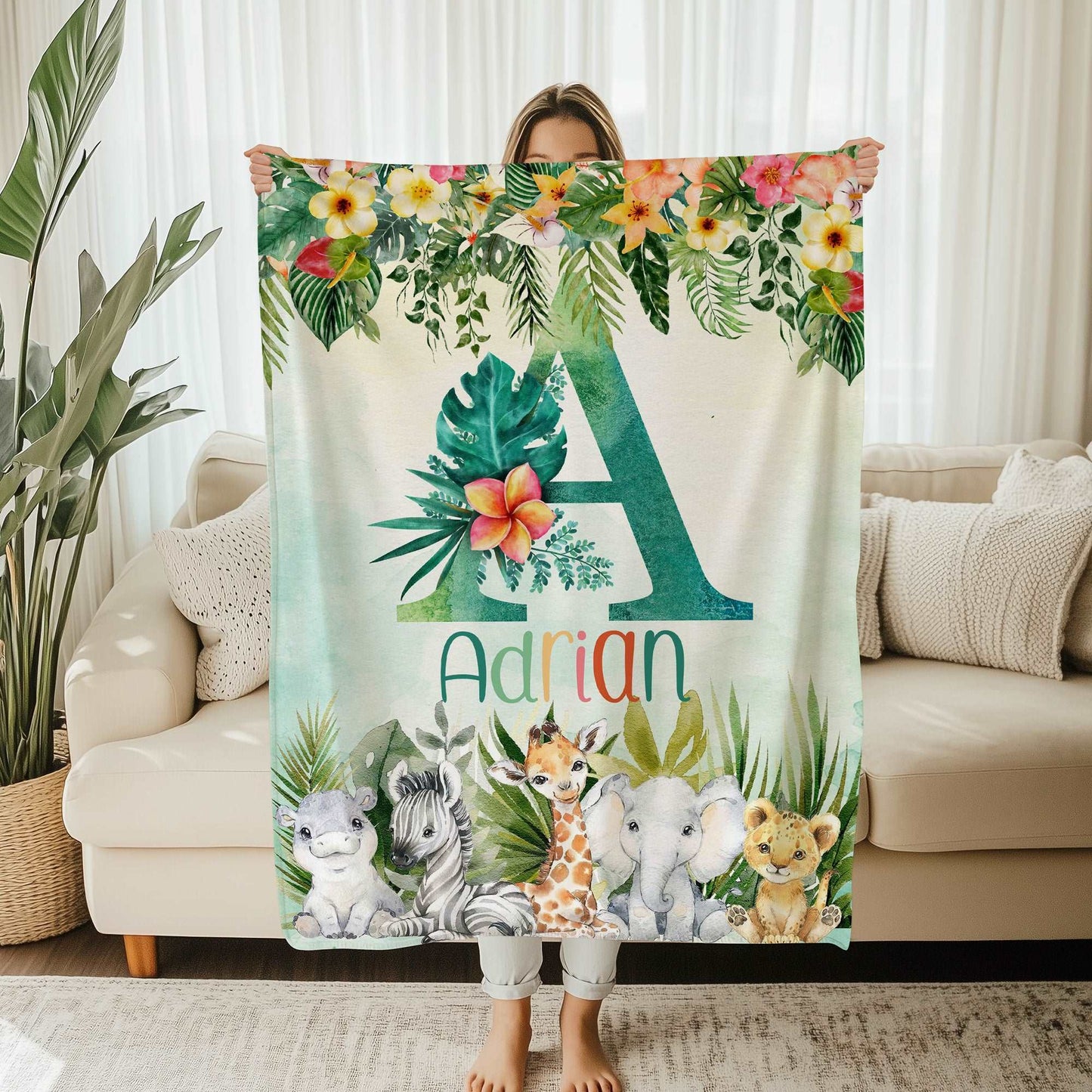 Safari Baby Blanket