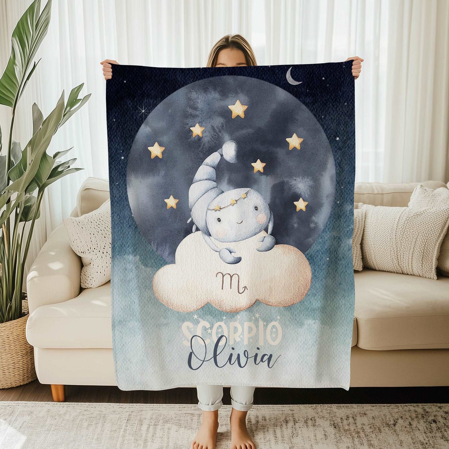 Scorpio Zodiac Blanket