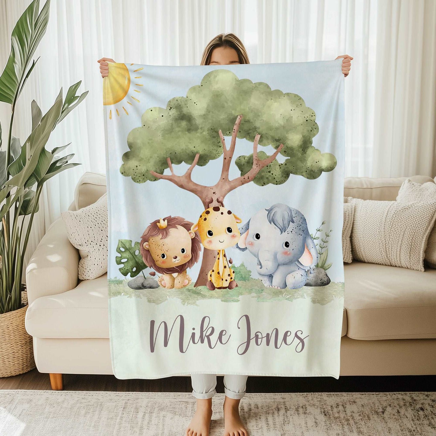 Safari Animals Blanket