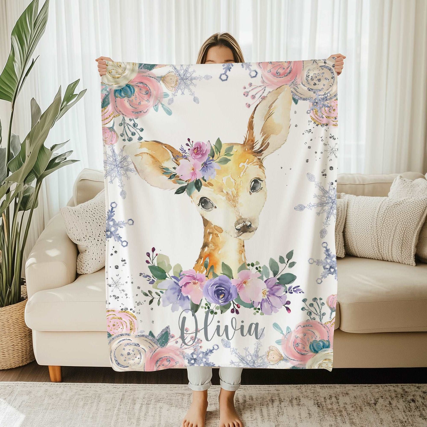 Deer Baby Blanket
