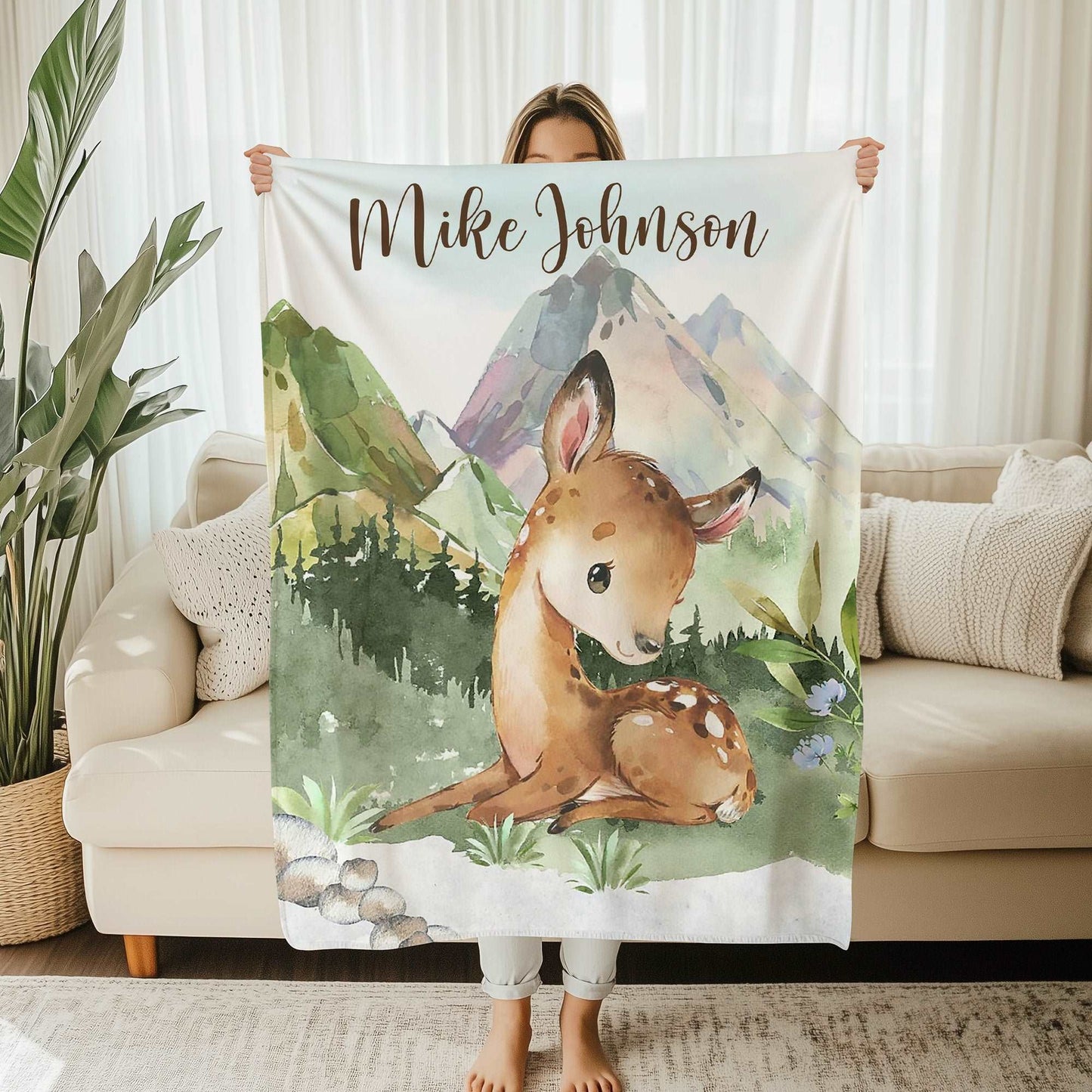 Mountain Deer Blanket