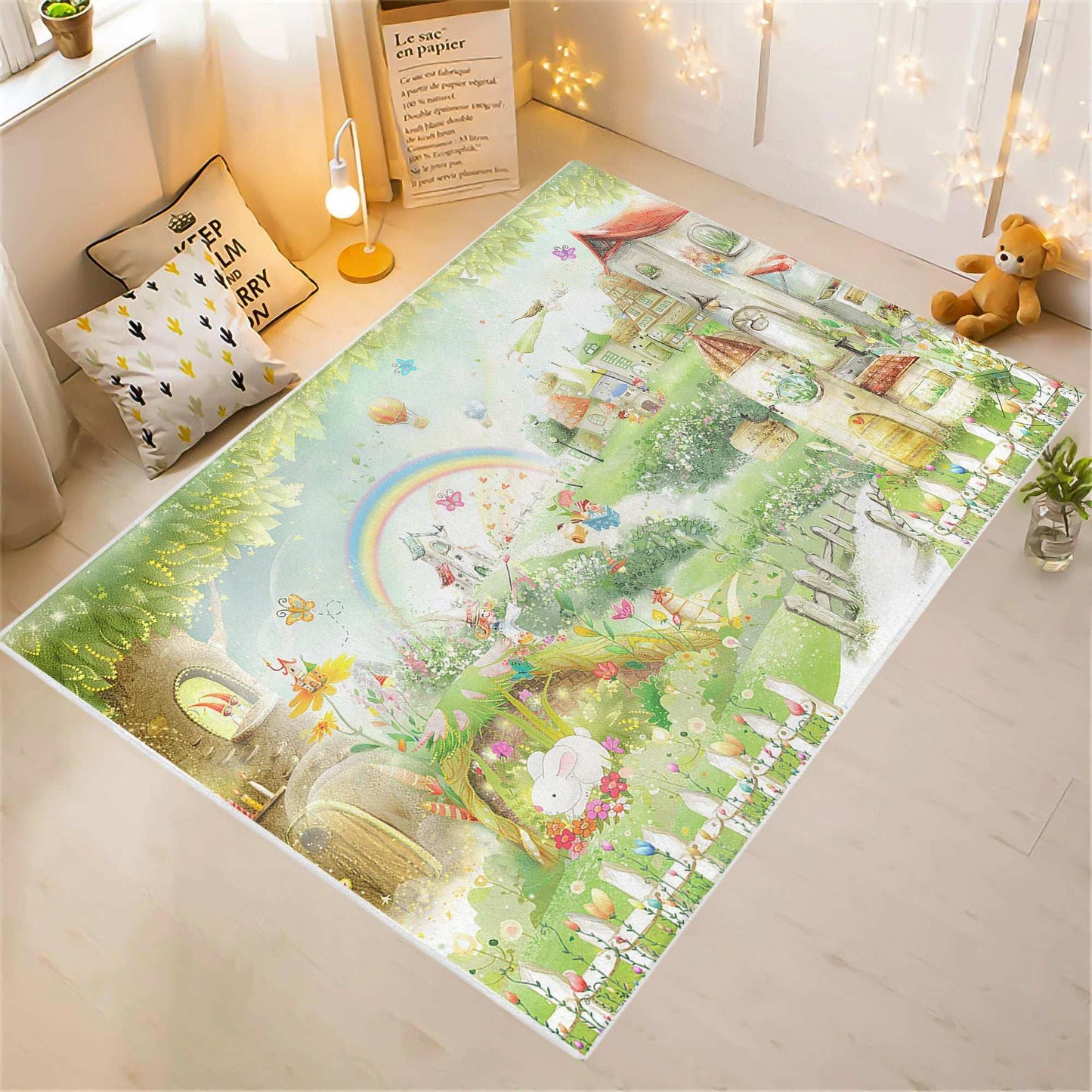 Fantasy Garden Playroom Rug
