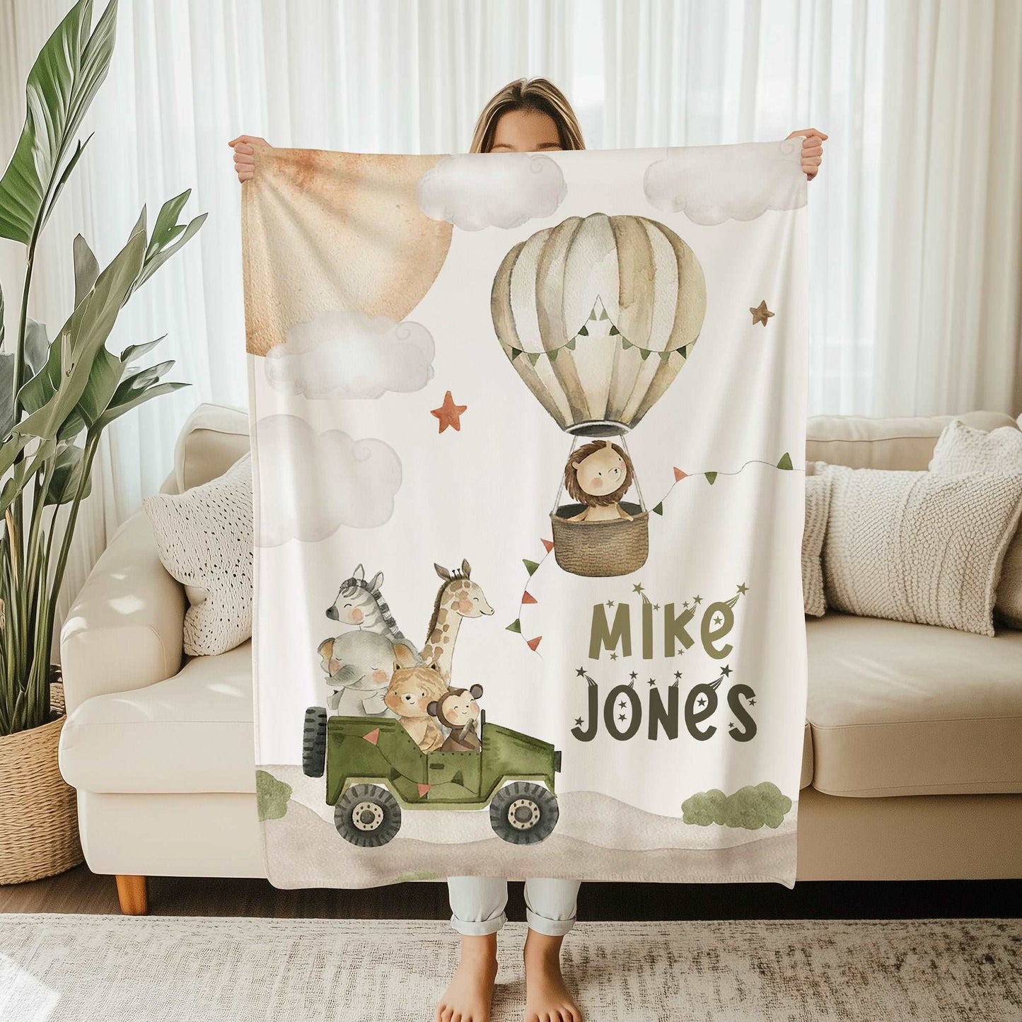 Safari Animals Blanket