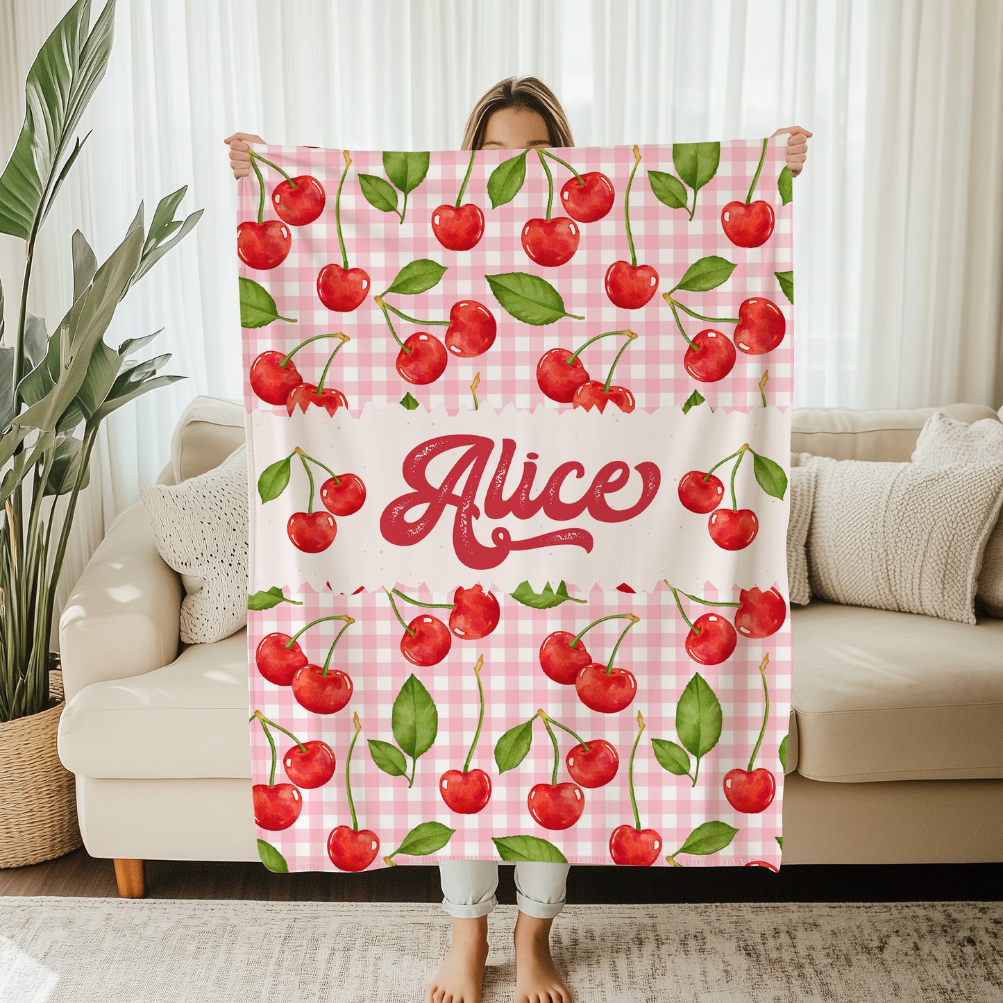 Coquette Cherry Blanket