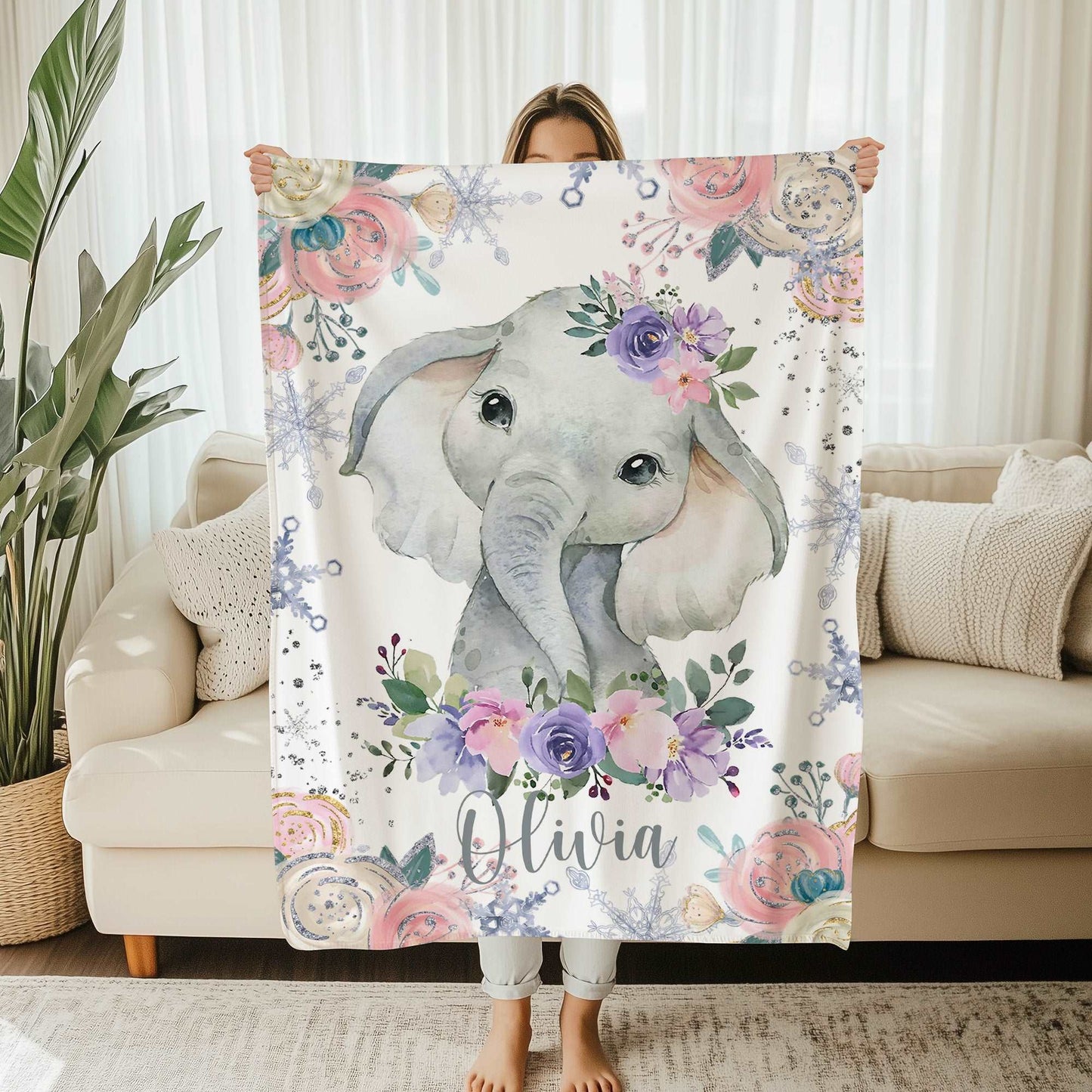 Elephant Baby Blanket