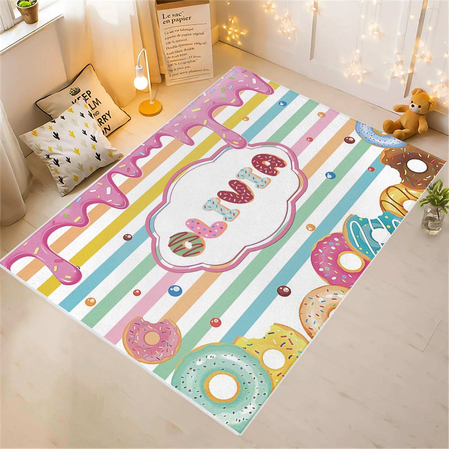 Sweet Donut Playroom Rug