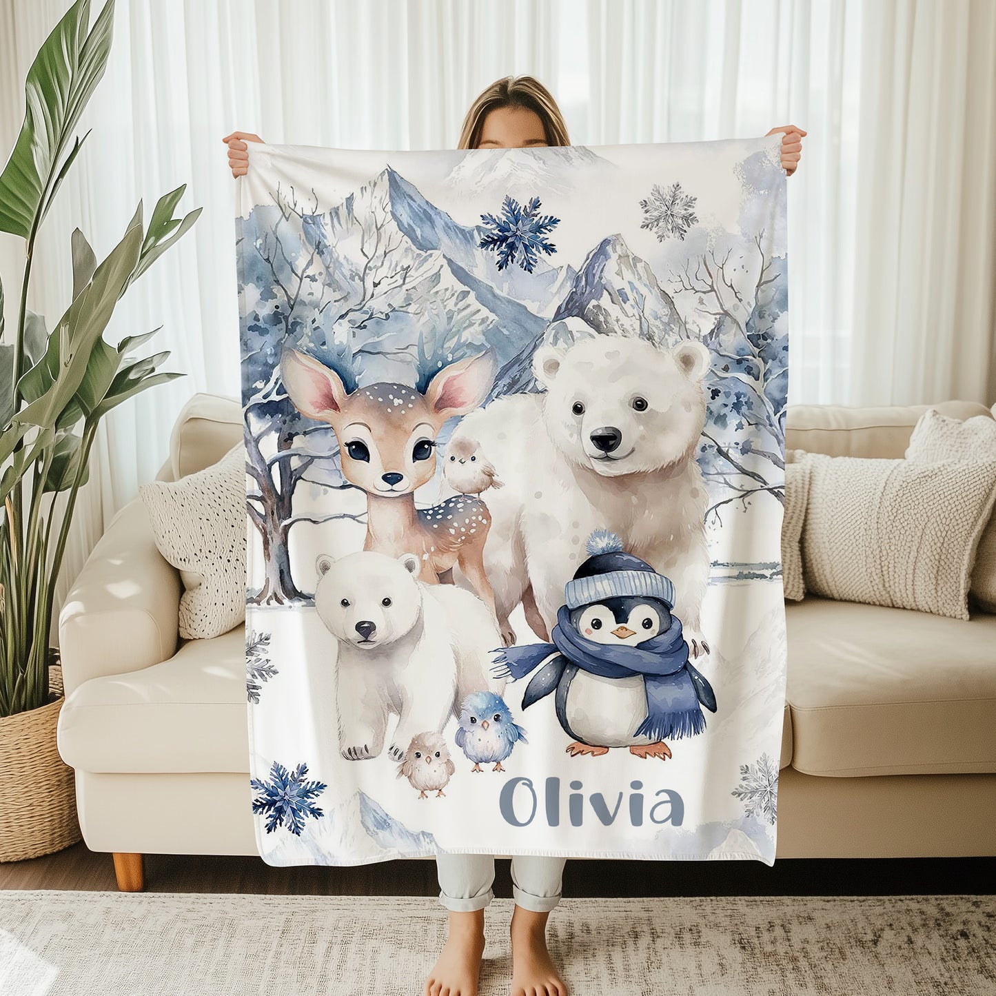 Winter Animals Blanket