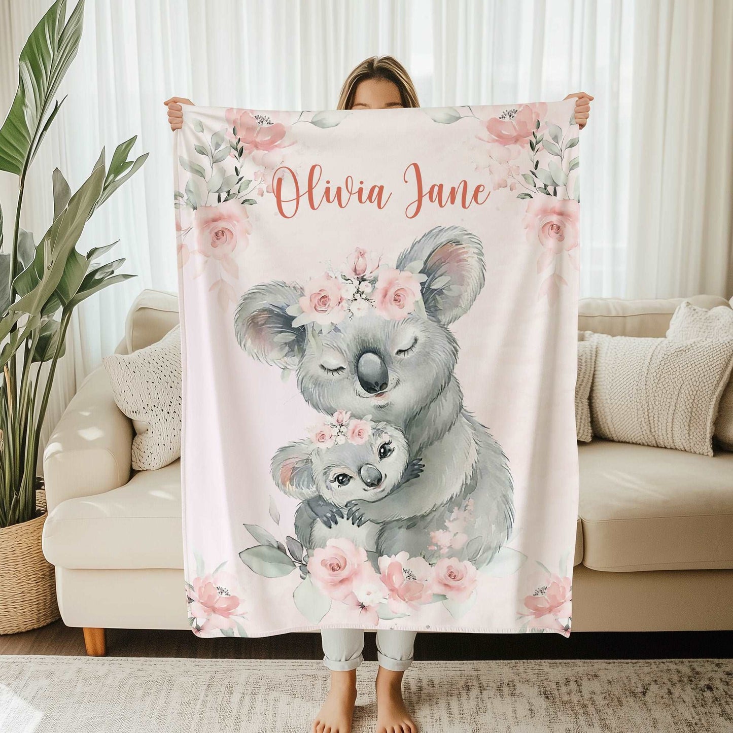 Mum And Baby Koala Blanket