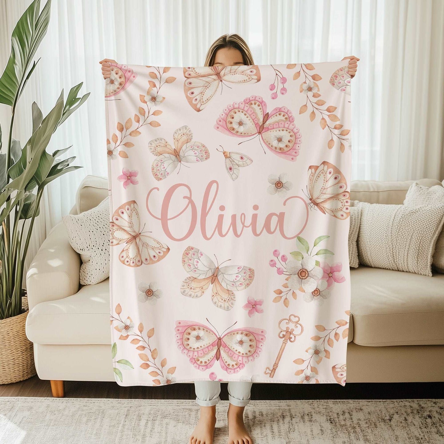 Butterfly Nursery Blanket