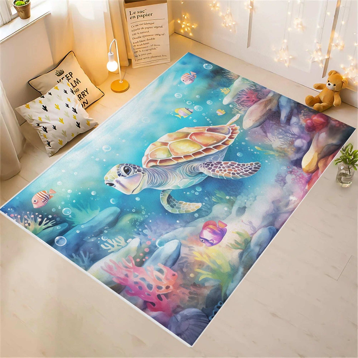 Sea Turtle Rug