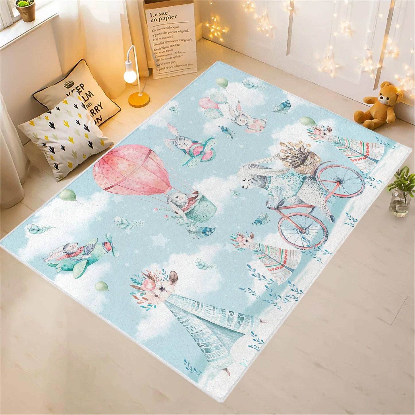 Little Bunny Playground Rug