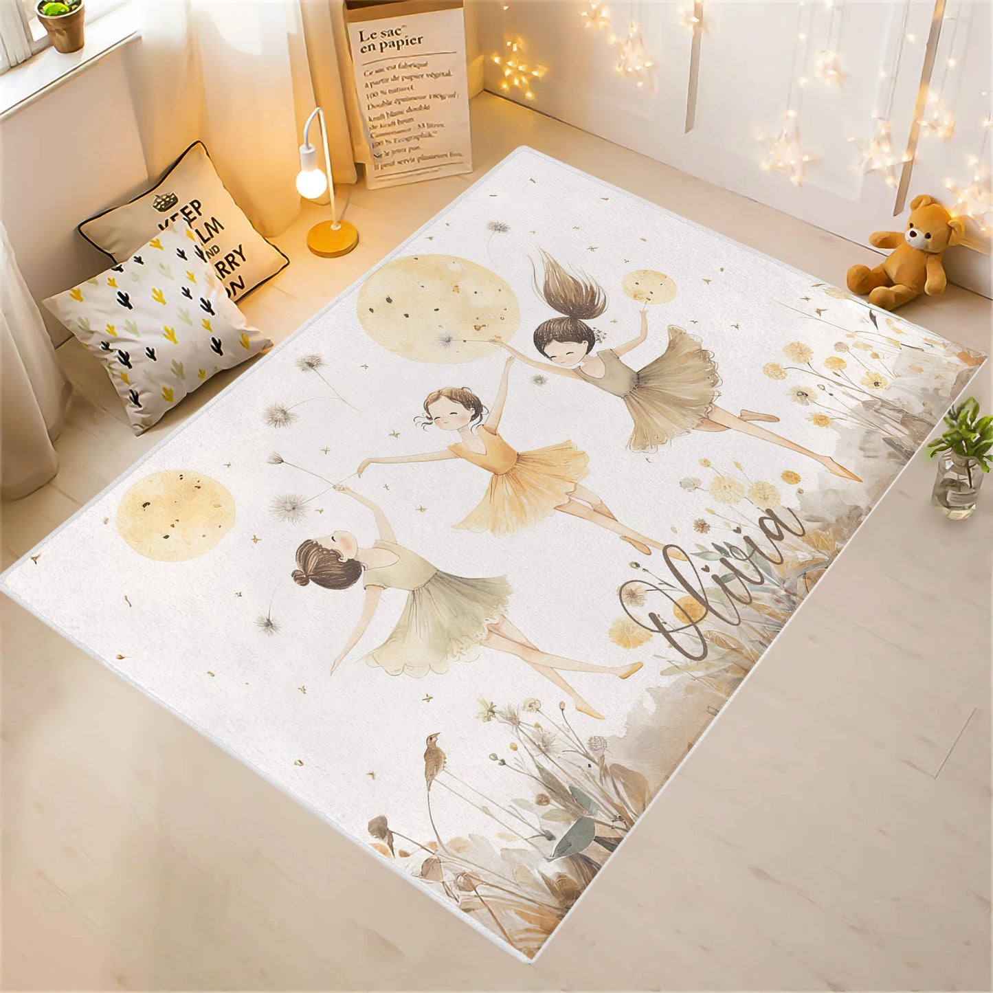Ballet Girls Playroom Rug