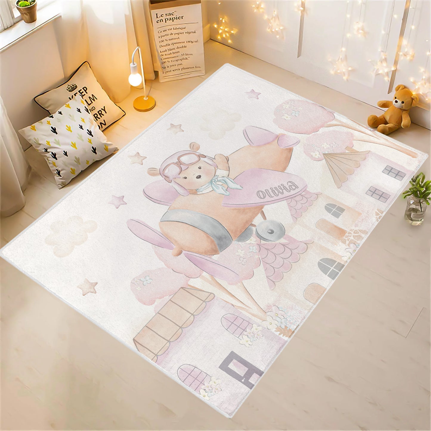 Little Aviator Playroom Rug