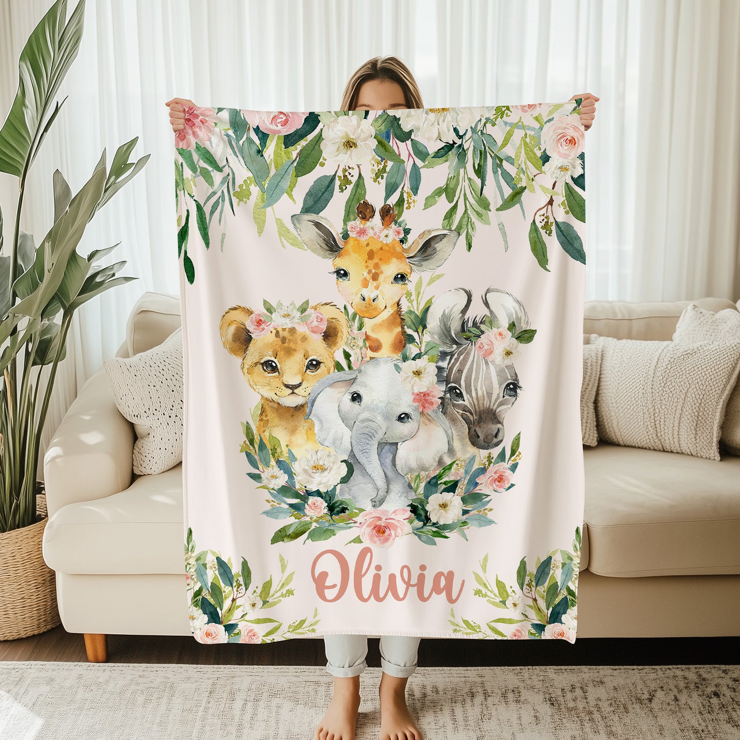 Safari Animals Blanket